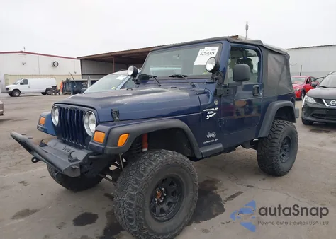 2005 Jeep Wrangler Sport из США, поврежденный, VIN 1J4FA49S45P304797